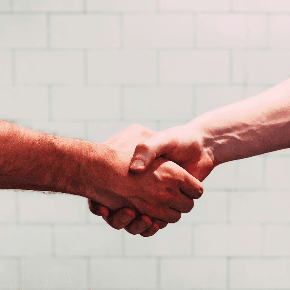 Partnership handshake